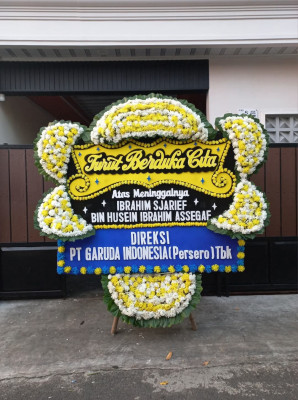 Papan Bunga Duka di Seuat Jaya