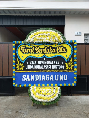 Papan Bunga Duka di Seuat Jaya
